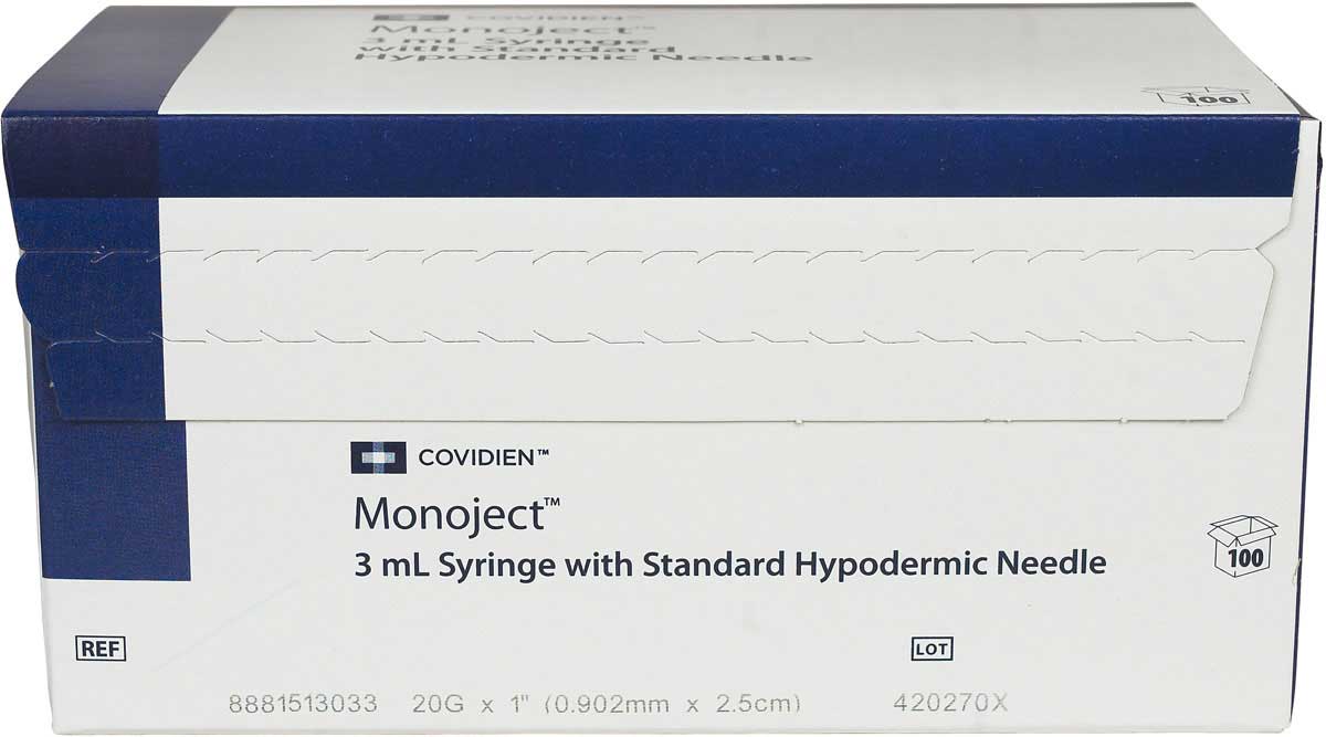 Dynarex - Syringes With Needle - 3cc – GoBioMed