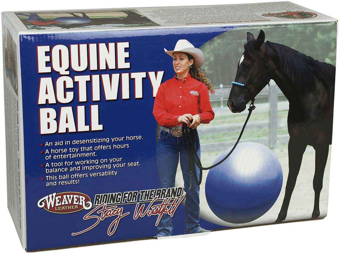Stacy Westfall Medium Activity Horse Ball Toy Weaver Leather - Training  Accessories