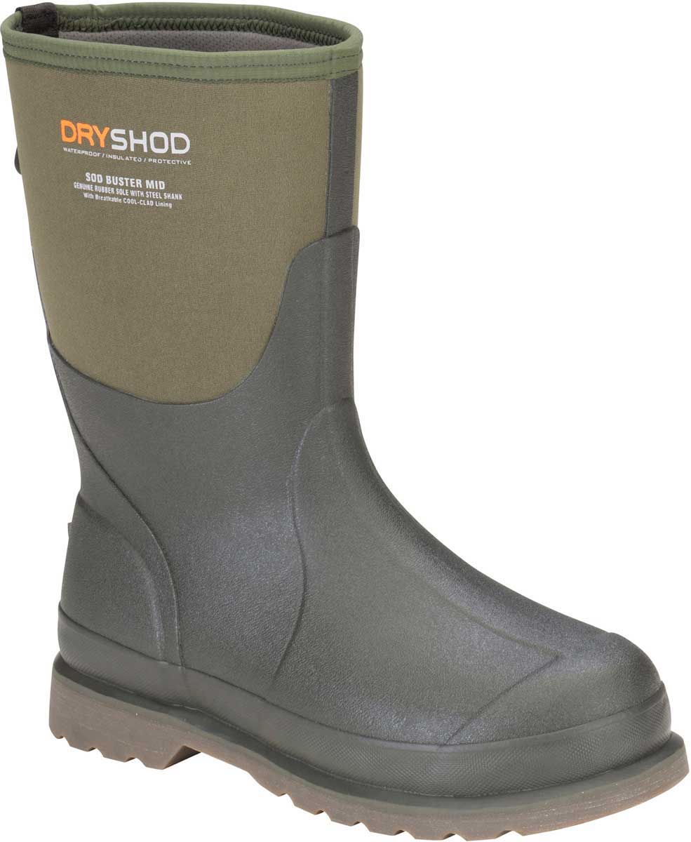 Sod Buster Mid Mens Boots Dryshod - Mens Chore Boots | Mens Boots