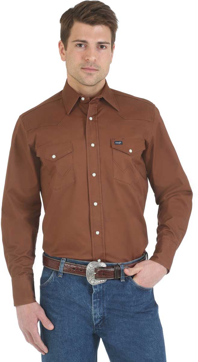 Advanced Comfort Work Mens Shirt Wrangler - Mens Clothing