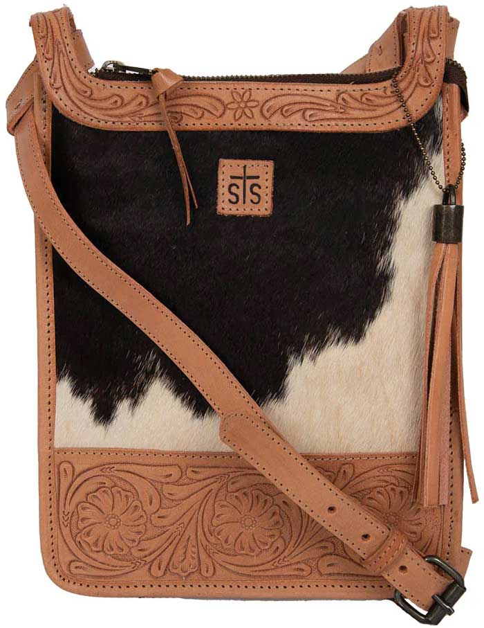 STS Leather Cowhide Crossbody Purse