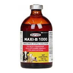 Maxi-B 1000 For Cattle, Swine And Sheep Durvet - Nutrition | Goat Sheep ...