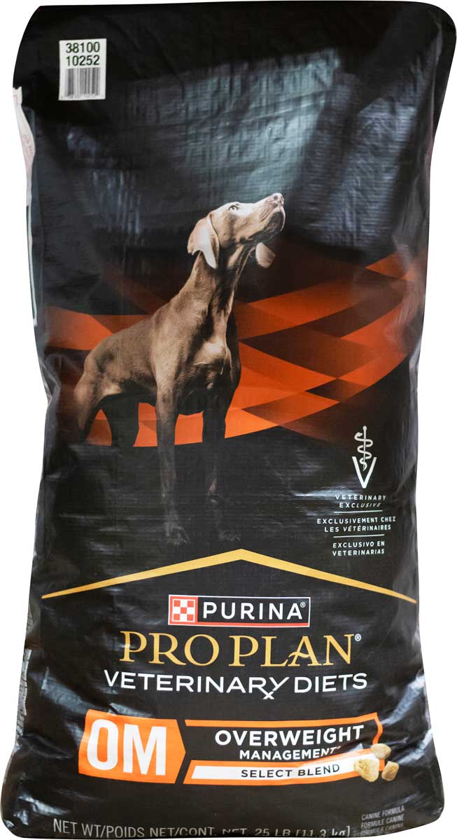 Purina pro plan veterinary diets om select blend overweight management formula dry dog food shops